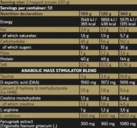 Kevin Levrone Anabolic Mass 3kg (48% Protein)