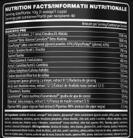 Genius Nutrition Warcry Pre 400g
