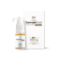 CannabiGold Premium 12ml 1500mg CBD (15%)
