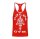 Golds Gym GGVTS004 Stringer Joe Contrast - Red/White